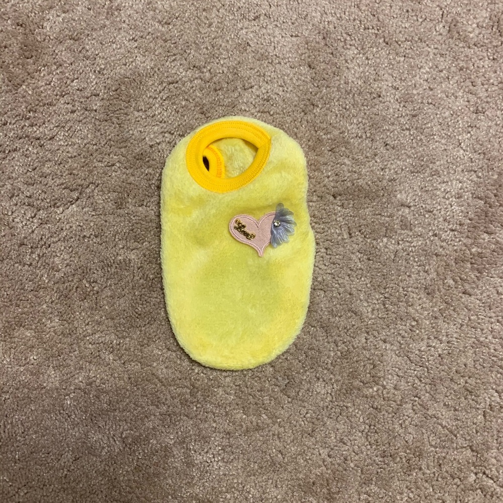 Yellow Love Pet Sweatshirt